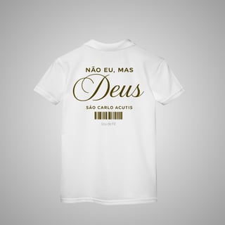 Nome do produtoCarlo Acutis Costas - Polo Feminina