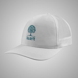 Nome do produtoSou de Fé – Boné com tela