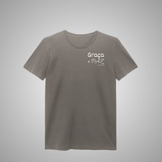 Nome do produtoGraça e paz - Camisa feminina estonada