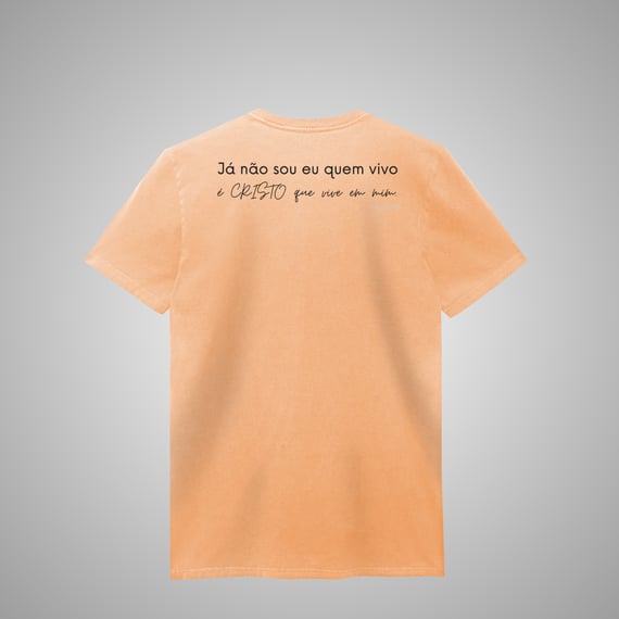 Cristo vive em mim - Camisa feminina Estonada