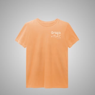 Nome do produtoGraça e paz - Camisa masculina estonada