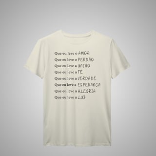 Nome do produtoQue eu leve – Camiseta Masculina 