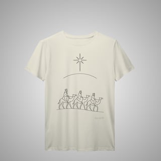 Nome do produtoTrês Reis Magos – Camiseta Masculina – Coleção Natal