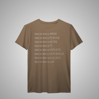 Nome do produtoQue eu leve – Camiseta Masculina 