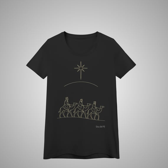 Três Reis Magos – Camiseta Feminina – Coleção Natal