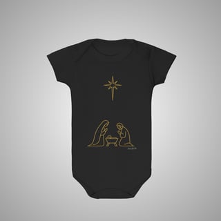 Nome do produtoManjedoura – Body baby - Coleção Natal