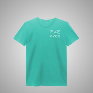 Nome do produtoPaz e bem - Camisa feminina estonada