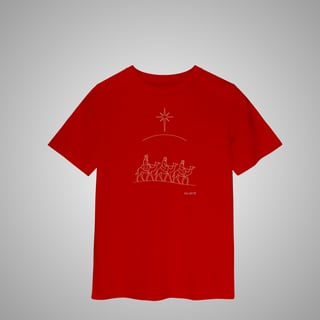 Nome do produtoTrês Reis Magos – Camiseta Infantil 2 a 8 anos – Coleção Natal