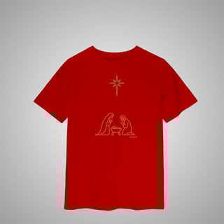 Nome do produtoManjedoura – Camisa Infantil 2 a 8 anos - Coleção Natal