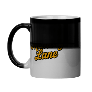 Nome do produto Caneca Mágica Memory Lane – Edição Retrô Mostarda