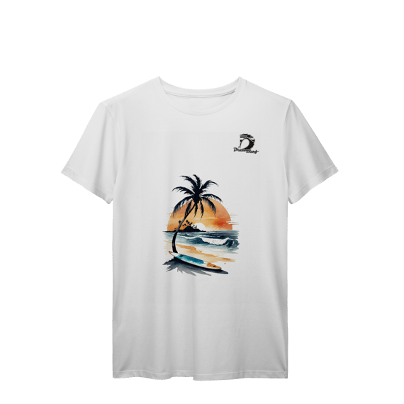 Camiseta manga curta masculino Dream Surf frente e costas