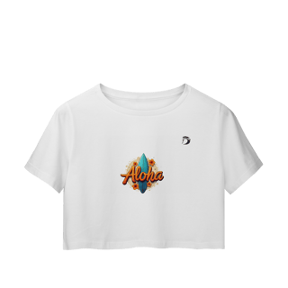 Camisa cropped manga curta Dream Surf