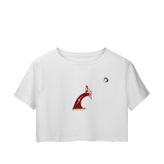 Camisa cropped manga curta Dream Surf