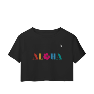 Camisa cropped manga curta Dream Surf