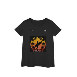 Camiseta baby long manga curta feminino Dream Surf