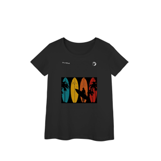 Camiseta baby long manga curta feminino Dream Surf