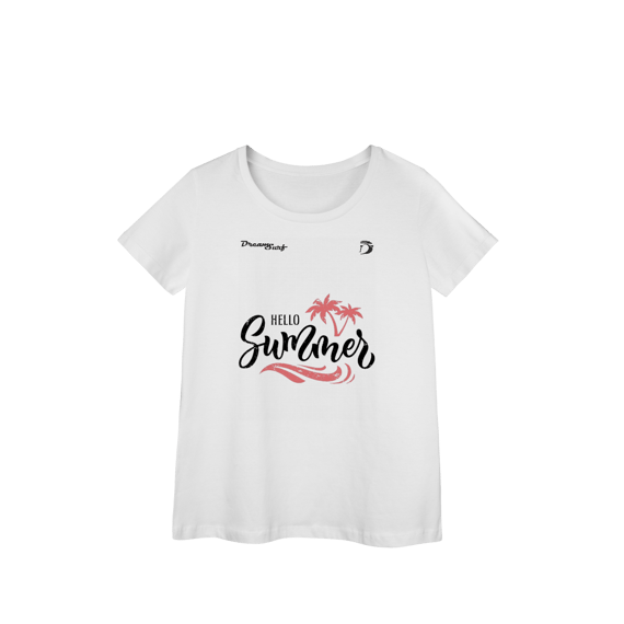 Camiseta baby long manga curta feminino Dream Surf