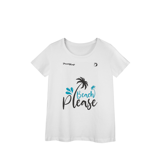 Camiseta baby long manga curta feminino Dream Surf