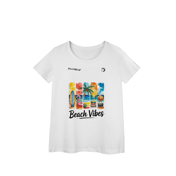 Camiseta baby long manga curta feminino Dream Surf
