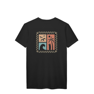 Nome do produto Camiseta manga curta masculino Dream Surf frente e costas