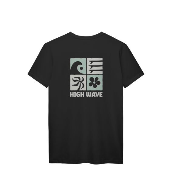 Camiseta manga curta masculino Dream Surf frente e costas