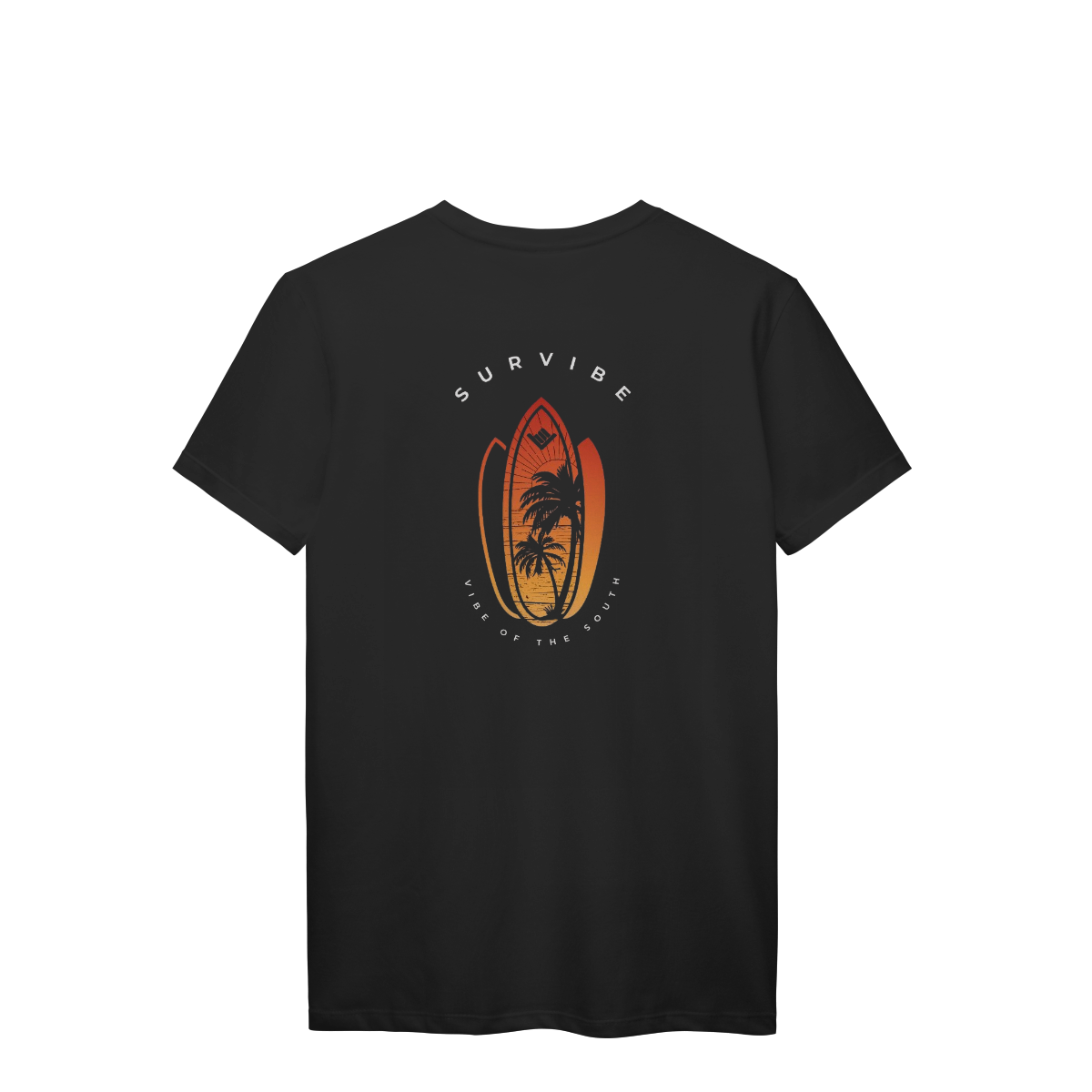 Nome do produto: Camiseta manga curta masculino Dream Surf frente e costas