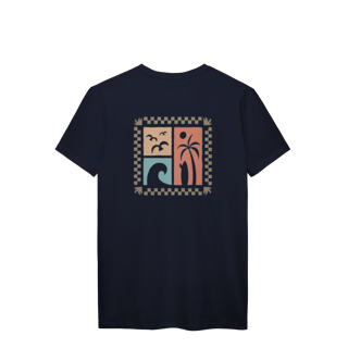 Nome do produto Camiseta manga curta masculino Dream Surf frente e costas