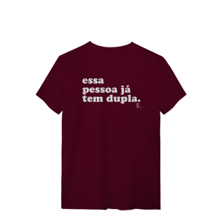 Nome do produto T-shirt - Essa Pessoa já tem Dupla