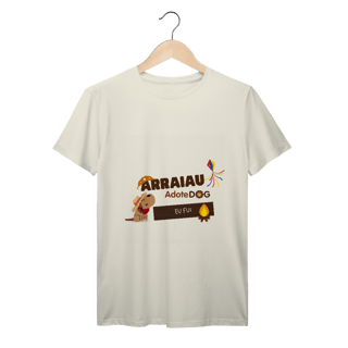 Nome do produto Camiseta T-Shirt Prime Arraiau AdoteDog – Eu Fui