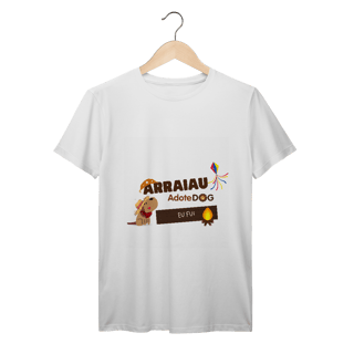 Nome do produto Camiseta T-Shirt Prime Arraiau AdoteDog – Eu Fui