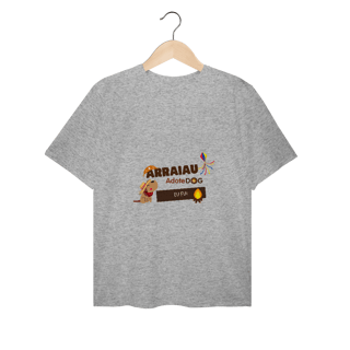 Nome do produto T-Shirt Plus Size Arraiau AdoteDog – Eu Fui