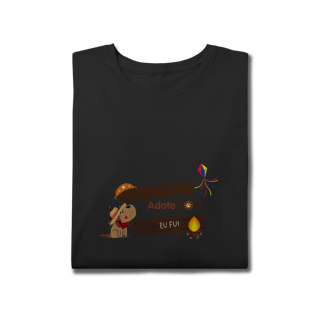 Nome do produto T-Shirt Plus Size Arraiau AdoteDog – Eu Fui
