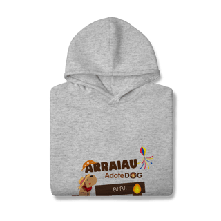 Nome do produto Moletom Prime Canguru Arraiau Adotedog – Eu Fui