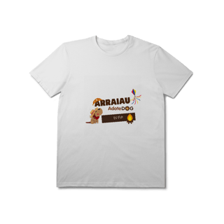 Nome do produto Camiseta T-Shirt Prime Arraiau AdoteDog – Eu Fui
