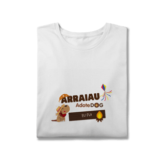 Nome do produto T-Shirt Plus Size Arraiau AdoteDog – Eu Fui