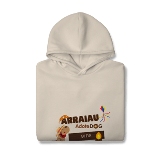 Nome do produto Moletom Prime Canguru Arraiau Adotedog – Eu Fui