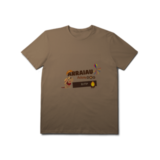 Nome do produto Camiseta T-Shirt Prime Arraiau AdoteDog – Eu Fui