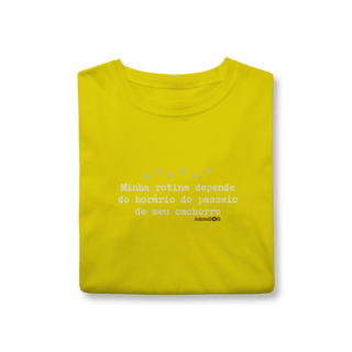 Nome do produto T-shirt Rotina