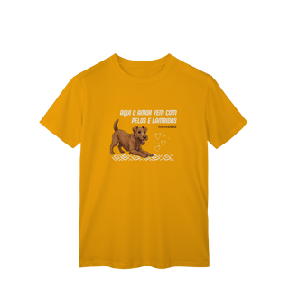 Nome do produto Aqui o amor vem com pelos e lambidas