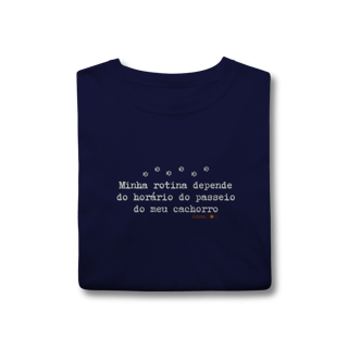 Nome do produto T-shirt Rotina