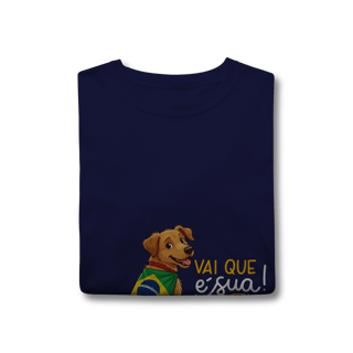 Nome do produto T-Shirt Classic Vai Que é Sua Caramelo