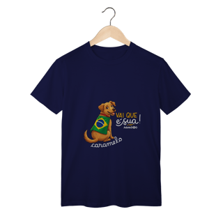 Nome do produto T-Shirt Classic Vai Que é Sua Caramelo