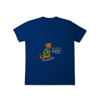 Nome do produto T-Shirt Classic Vai Que é Sua Caramelo