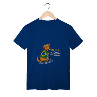 Nome do produto T-Shirt Classic Vai Que é Sua Caramelo