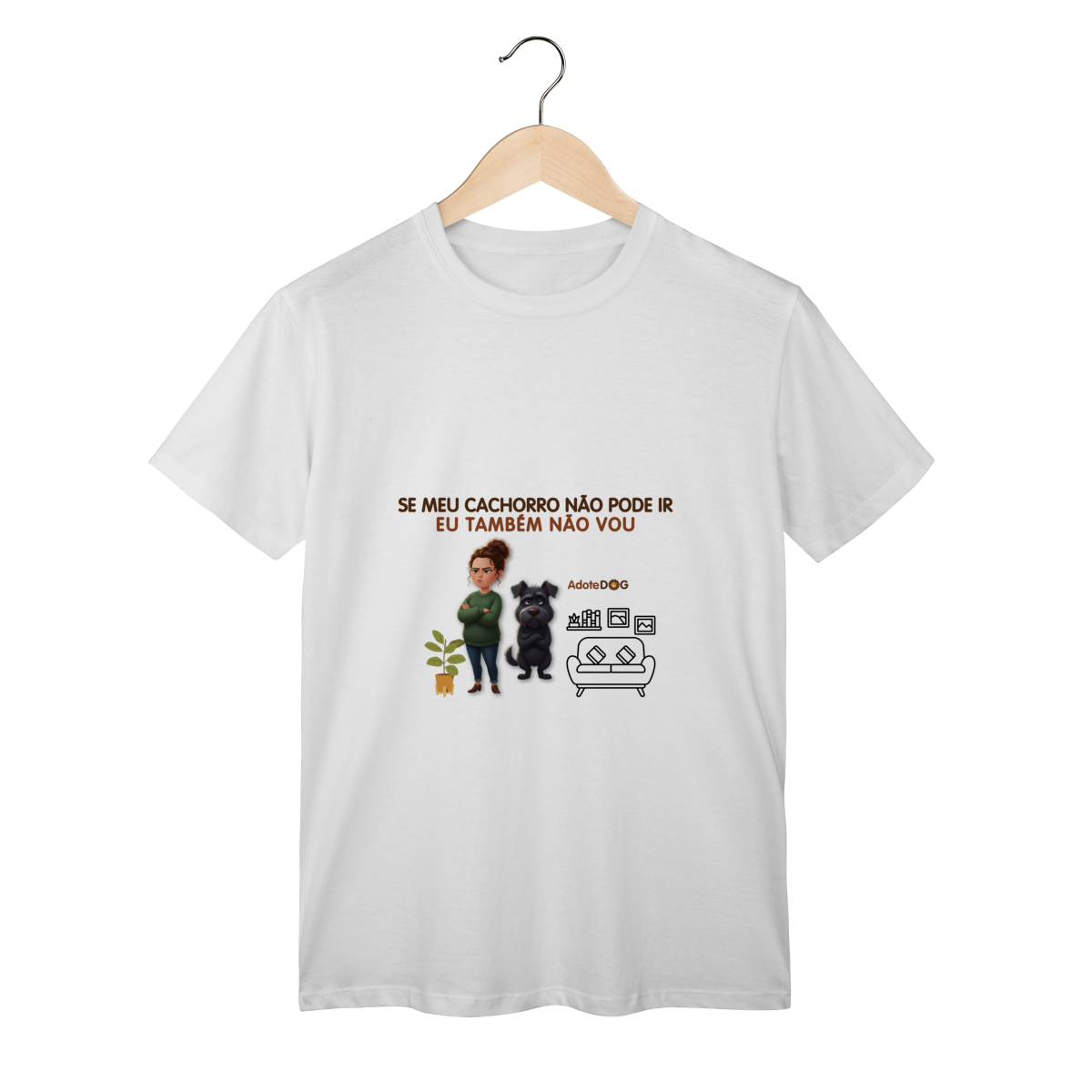 T-Shirt Classic - Eu não vou