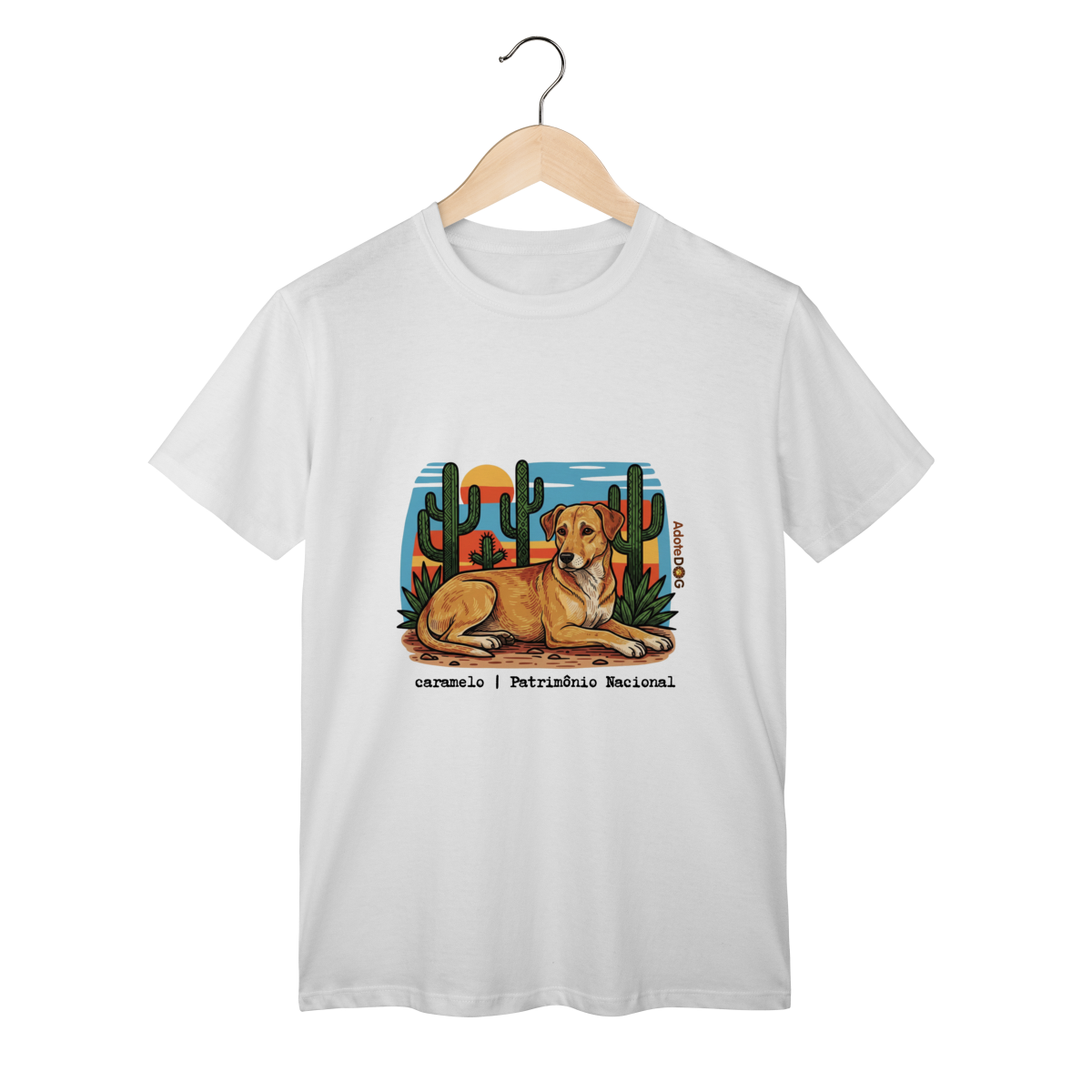 Nome do produto: Camiseta T-Shirt Classic - Caramelo