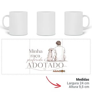 Nome do produto Caneca - Minha raça preferida (masculina
