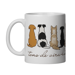 Nome do produto Caneca Tons de Vira-Lata
