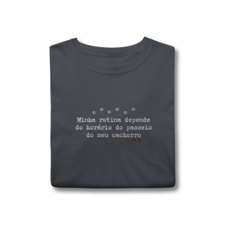 Nome do produto T-shirt Rotina