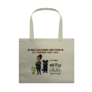 Nome do produto Ecobag Grande - Eu não vou